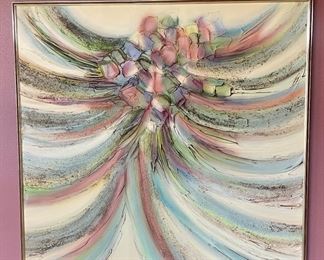 Wisconsin. Artist-Jeanette Burican Impasto on board-signed