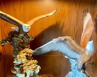 Eagle statues
