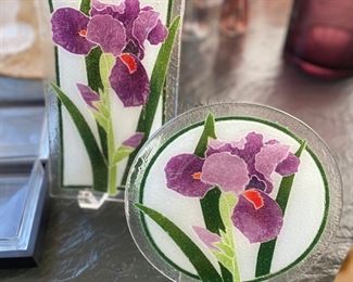 Peggy Karr glass set new with boxes