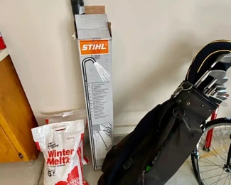 Golf clubs-Stihl blower vac attachment