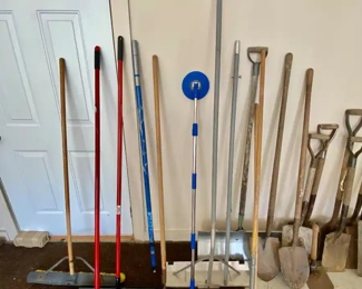 Brooms and yard tools, roof rake