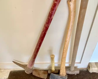 Sledge and pickaxe