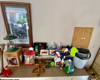 Car cleaning supplies, camping and grilling needs