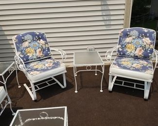 Fabulous patio furniture, never used outside, looks brand new!