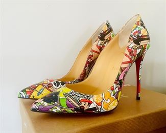 Size 38 Christian Louboutin Pigalle 100 Patent
