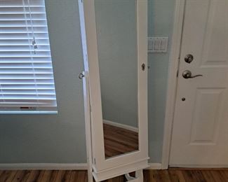 Jewelry armoire with key $195