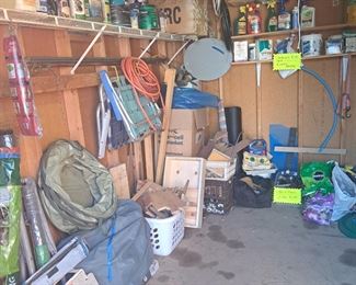 Shed full of inexpensive items