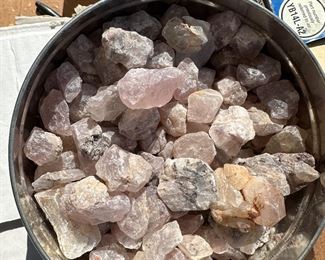Rose Quartz pieces 