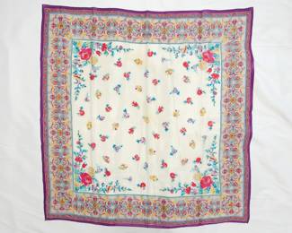 Beautiful vintage silk scarf