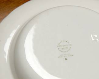 Mark on the Wedgwood dinner service