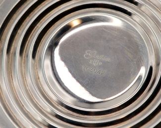 Mark on the silverplate compote