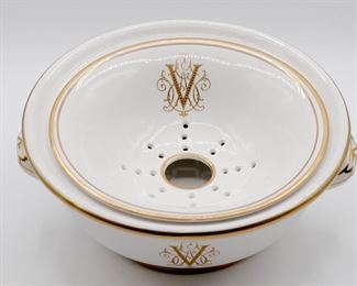 Replica two part porcelain fruit bowl from the Biltmore Estate Collection by Great City Traders