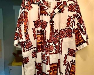 3XL The Hawaiian Original - Orange/Multicolored Hawaiian Shirt
