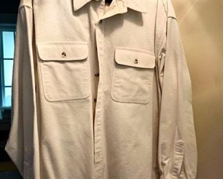 St. John's Bay White Polo Long Sleeve Shirt