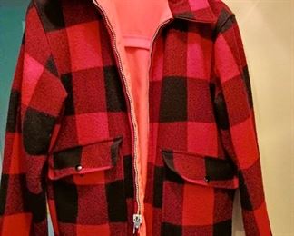 Woolrich Red/Black Buffalo Plaid- Wool Reversible Jacket