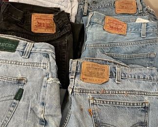 Assortment of Levi Strauss Jeans