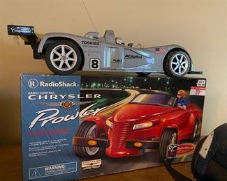 Radio Shack Chrysler Prowler Remote Control Car, RadioShack Cadillac LMP Remote Control Car