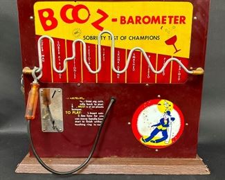 Booz- Barometer Coin-Op Machine