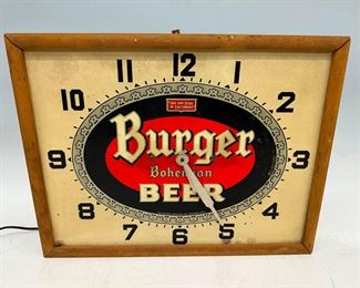 Burger Beer Clock