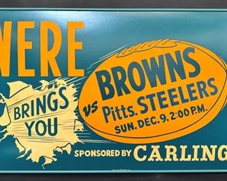 Carlings Browns vs. Pitts. Steelers