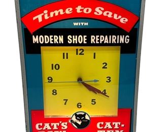 Cat's Paw Cat-Tex Light Up Clock
