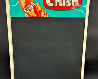 Orange Crush Store Menu Board