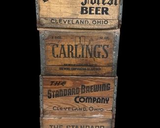 Black Forest, Carling's and The Standard Brewing Company Beverage Crates