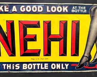 Nehi Beverage Advertising Sign