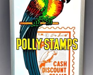 Polly Stamps Light Up Sign