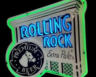 Rolling Rock Beer Neon Sign 
