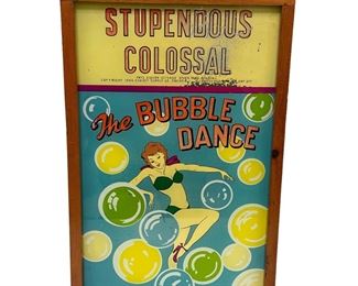 Stupendous Colossal The Bubble Dance Men's Viewer Coin-Op Machine