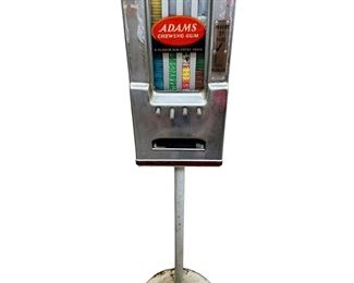 Adams Chewing Gum Coin-Op Machine