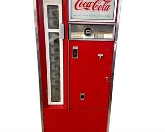 1960's Drink Coca-Cola Bottle Vending Machine