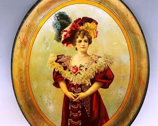 Early Advertising Tray