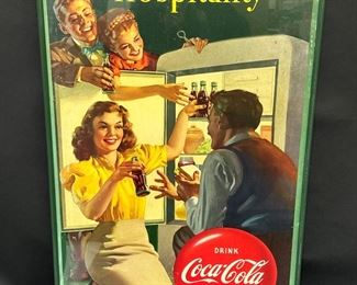Drink Coca-Cola Hospitality Advertising Poster