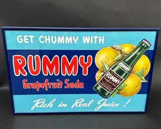 Get Chummy With Rummy Grapefruit Soda Advertisement