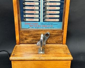 Personality Indicator Coin-Op Machine from Esco