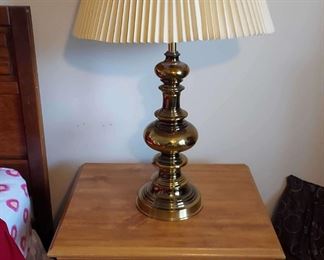 Bedside Table With Lamp