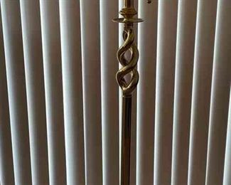 Bright Brass Finish Floor Lamp
