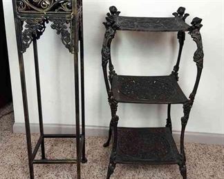 Cast Iron And Metal Plant Stands 