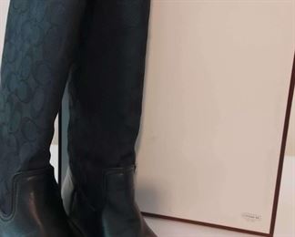 Coach Ladies Leather Boots