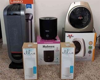 Lasko Ceramic Heater, Holmes Humidifier Homedics Diffuser And Vornado Room Heater