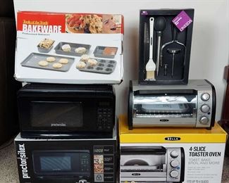 New Toaster Oven And Microwave