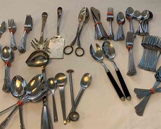 Stainless Steel And Farberware Flatware 