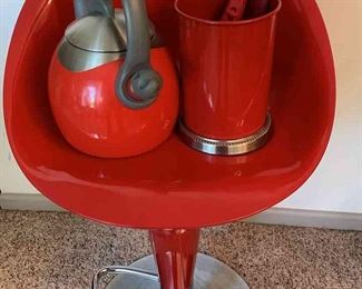 Swivel Red Chair, And More