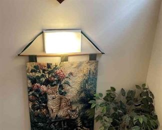 Wall Decor And Plant