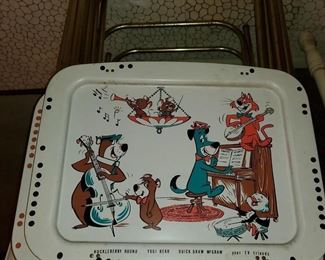 Vintage TV trays 