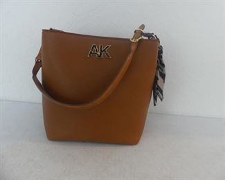 Anne Klein Bucket Style Handbag with Adjustable Strap