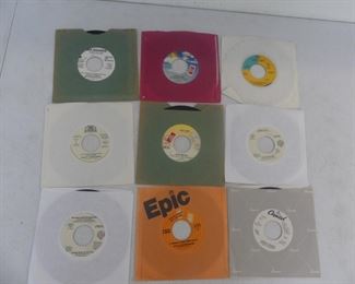 Vintage Promotional Demo and/or Sample 45s - 9 in All