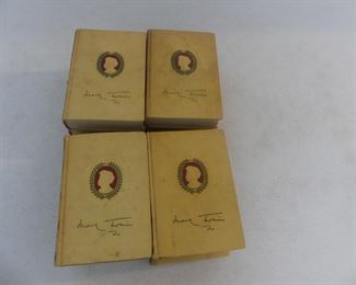 Antique 1922 Harper & Brothers New York American Artists Edition "The Complete Works of Mark Twain" - 12 Volumes